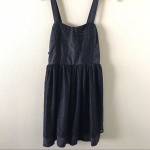 Rachael & Chloe Lace Corset Style Black Dress